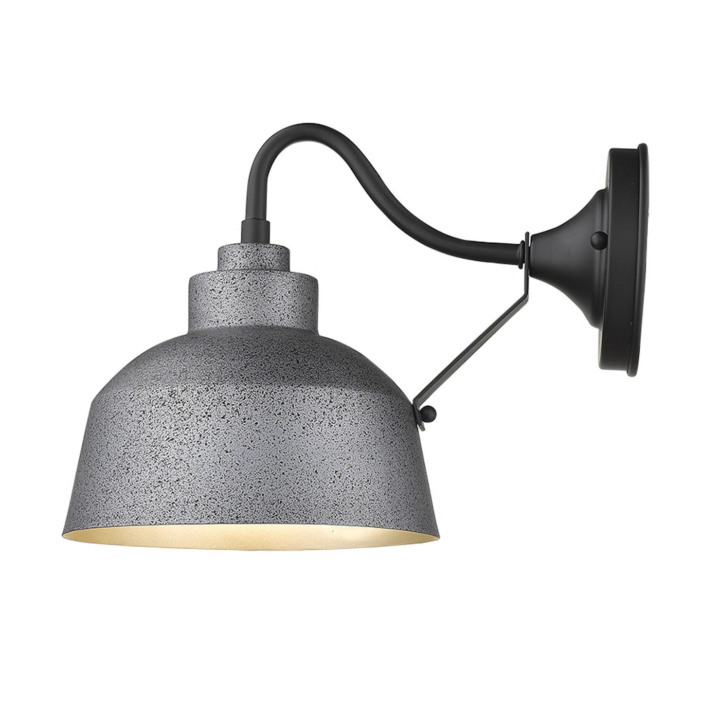 Barnes 1-Light Gray Wall Light By Homeroots | Wall Lamps | Modishstore - 6