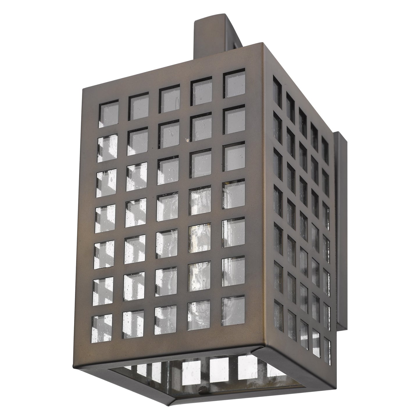 Letzel 1-Light Oil-Rubbed Bronze Wall Light By Homeroots | Wall Lamps | Modishstore - 9