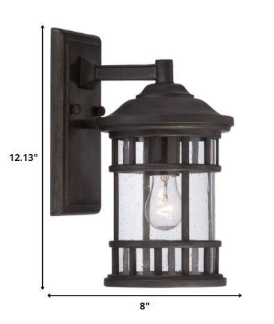 XL Matte Black Canister Wall Light By Homeroots | Wall Lamps | Modishstore - 5