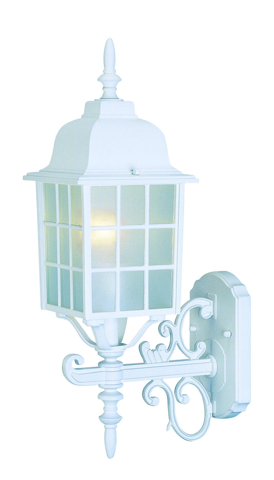 White Window Pane Lantern Wall Sconce By Homeroots | Lanterns | Modishstore