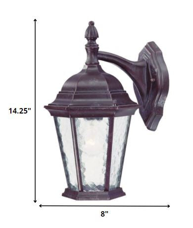 Two Light Brown Hanging Carousel Wall Light By Homeroots | Wall Lamps | Modishstore - 2