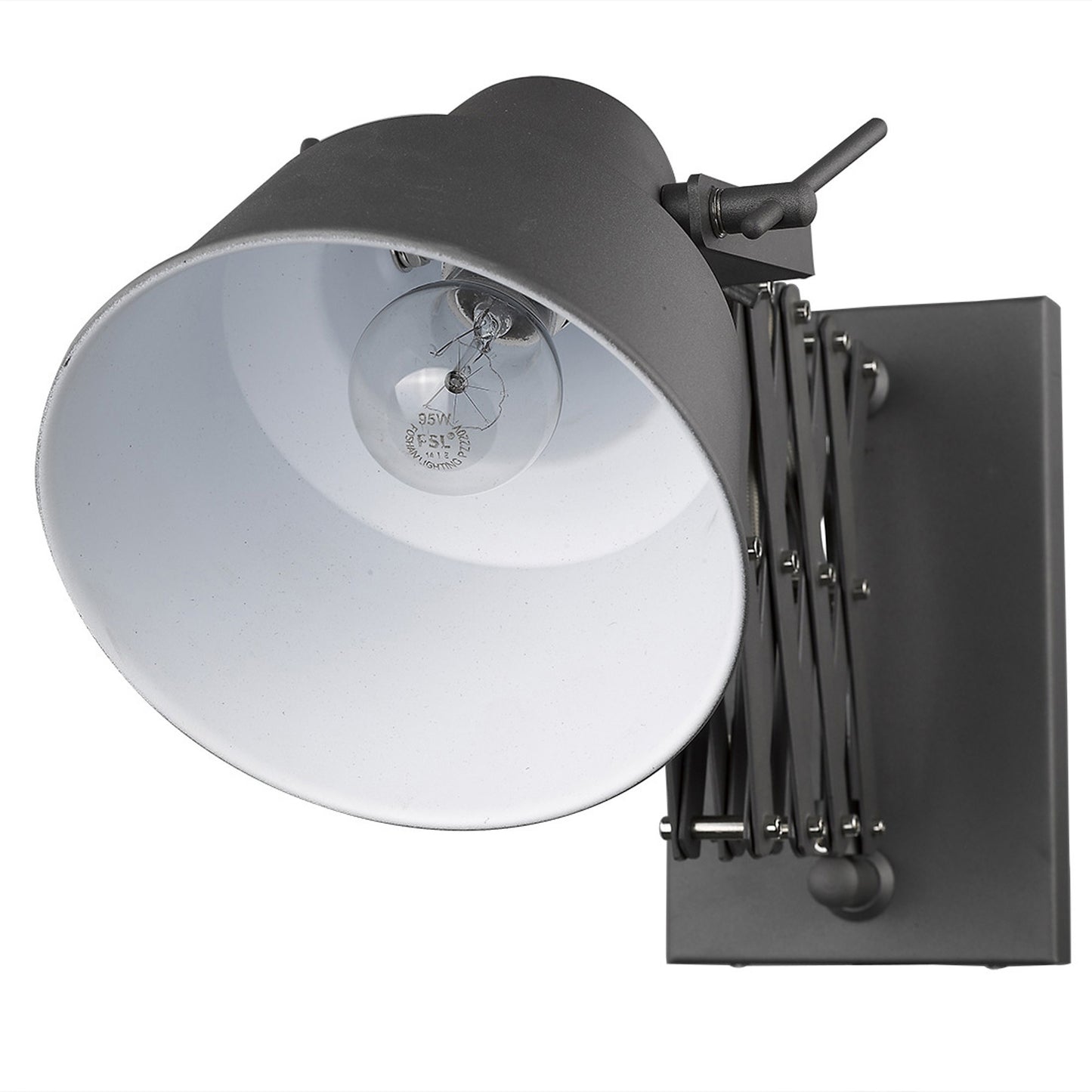 Plexus 1-Light Gray Sconce By Homeroots - 398794 | Sconces | Modishstore - 4