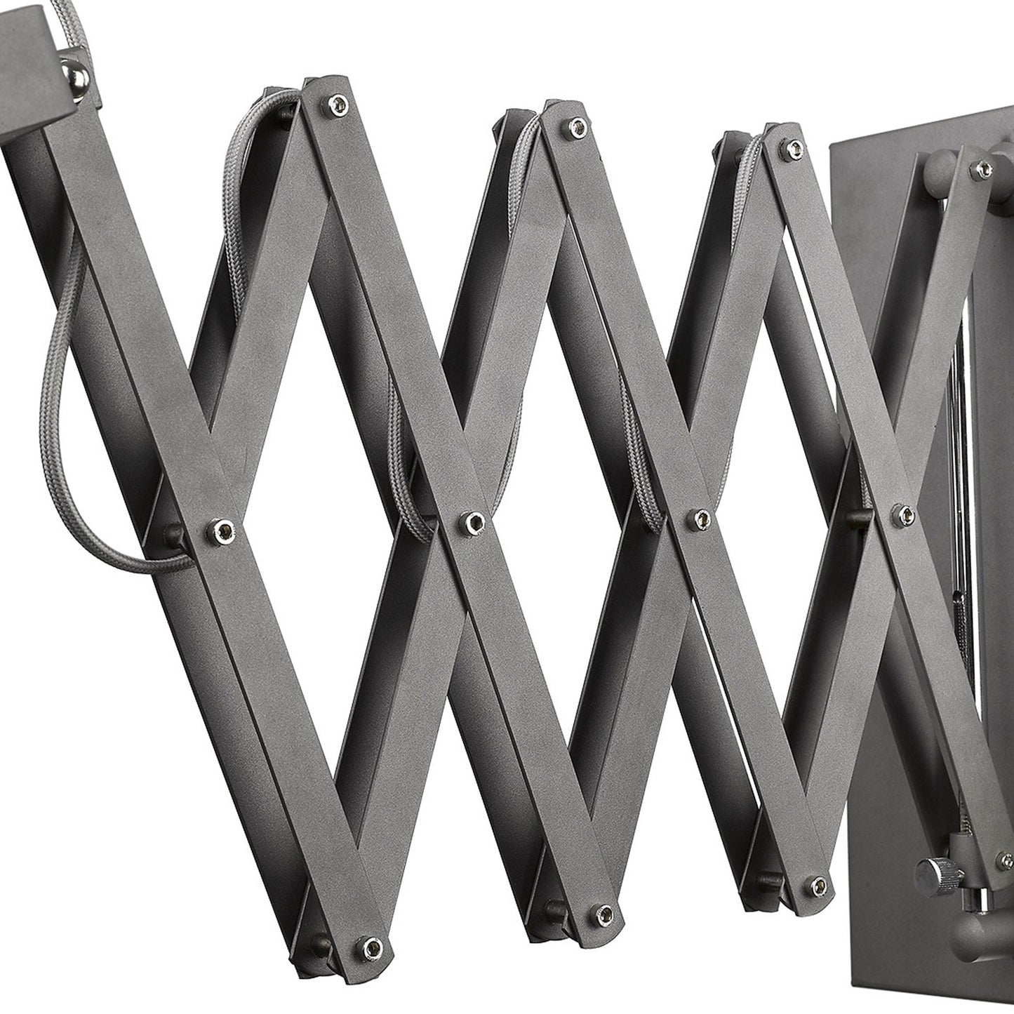 Plexus 1-Light Gray Sconce By Homeroots - 398795 | Sconces | Modishstore - 4