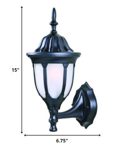 Matte Black Lamp Shape Swing Arm Wall Light By Homeroots | Wall Lamps | Modishstore - 2