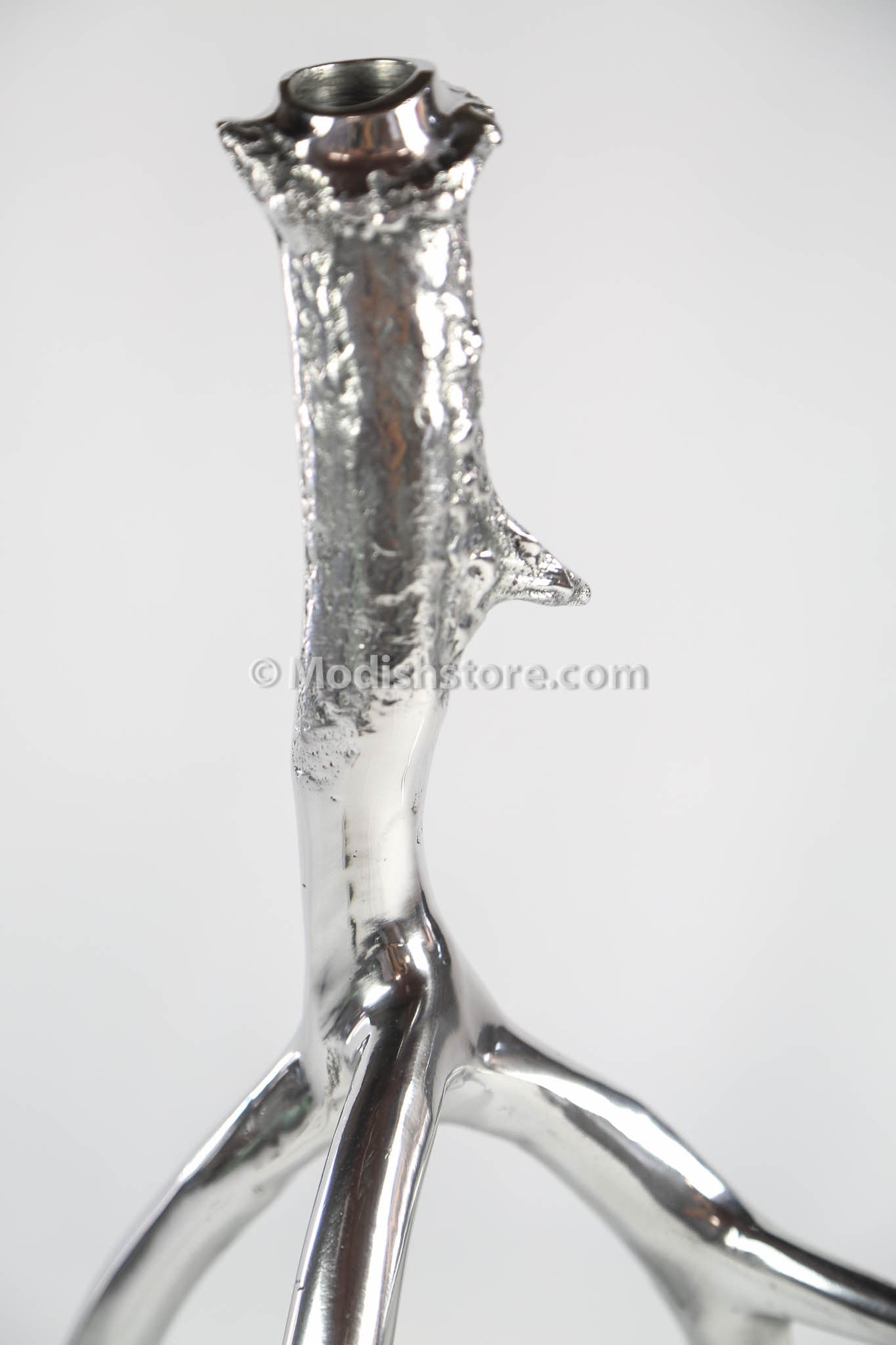 Roost Polished Antler Candlesticks & Pillar Holders