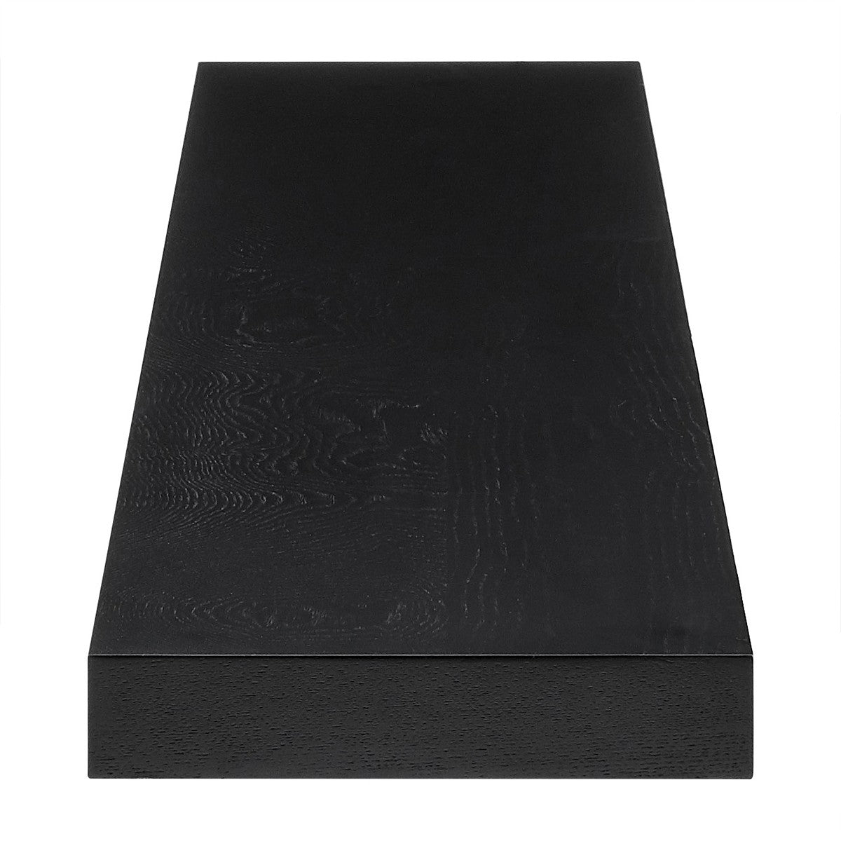 75" Dark Gray Whitewash Wooden Floating Shelf By Homeroots | Wall Shelf | Modishstore - 11