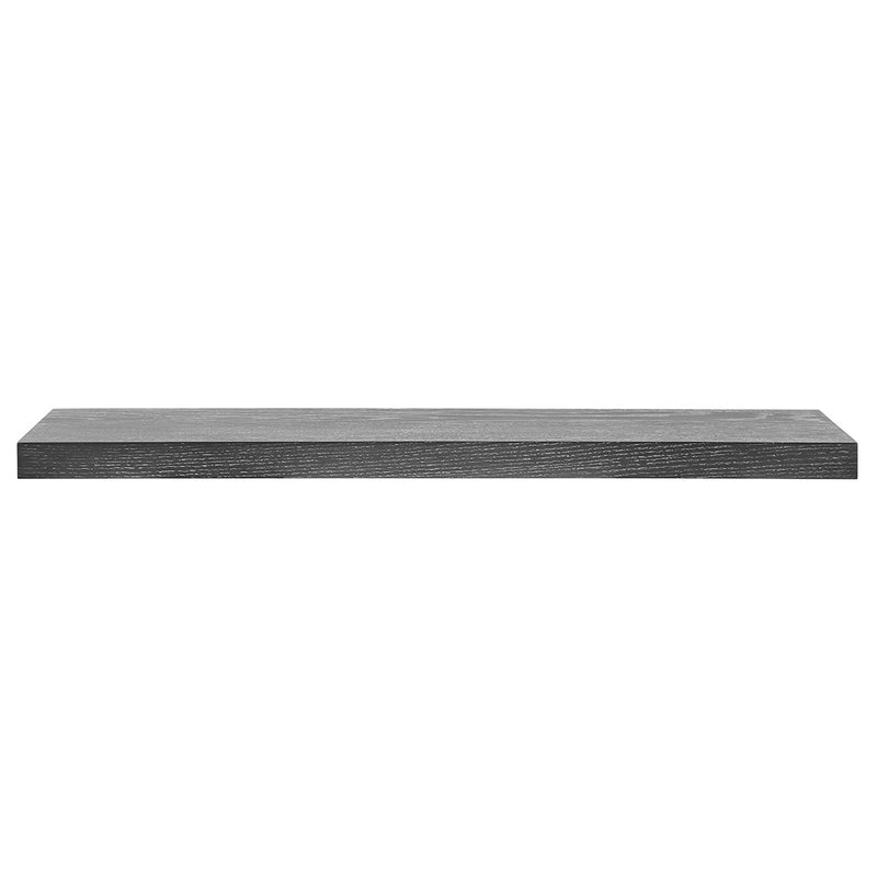 43" Dark Gray Whitewash Wooden Floating Shelf By Homeroots | Wall Shelf | Modishstore