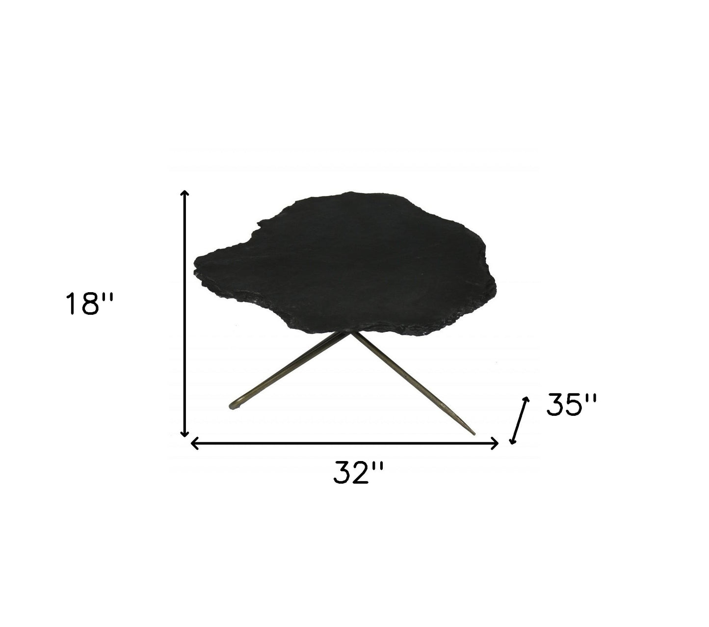 Set of 2 Black Live Edge Coffee Tables By Homeroots | Coffee Tables | Modishstore - 5