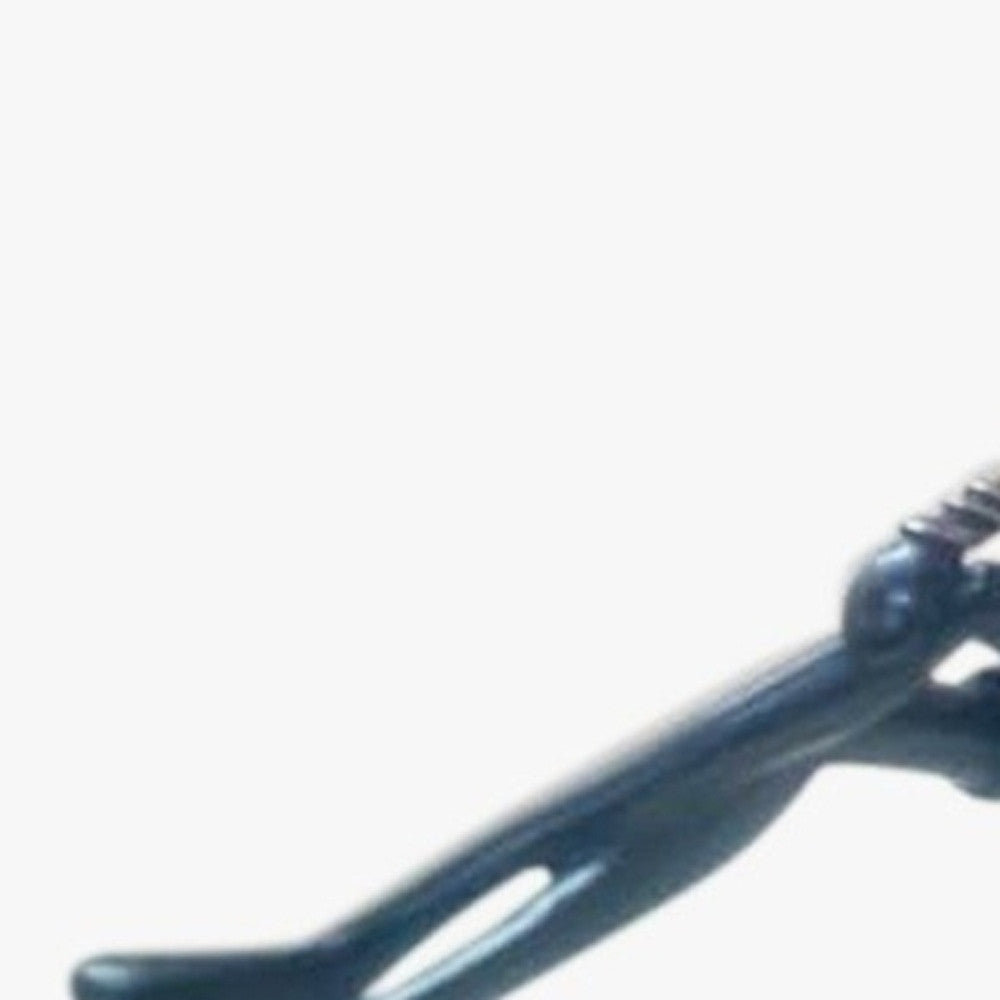 West African Vintage Hand Cast Bronze Female Figurine from Burkina Faso in Sky Blue Dress By Homeroots | Sculptures | Modishstore - 10