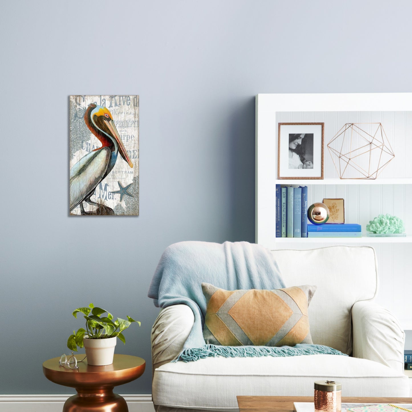 Colorful Pelican Wall Décor By Homeroots | Wall Decor | Modishstore - 2