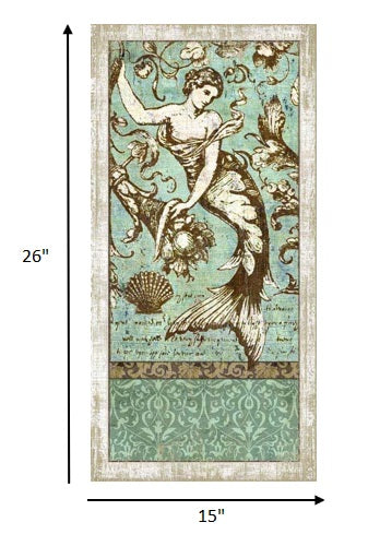 Mermaid Goddess Wall Décor By Homeroots | Wall Decor | Modishstore - 4