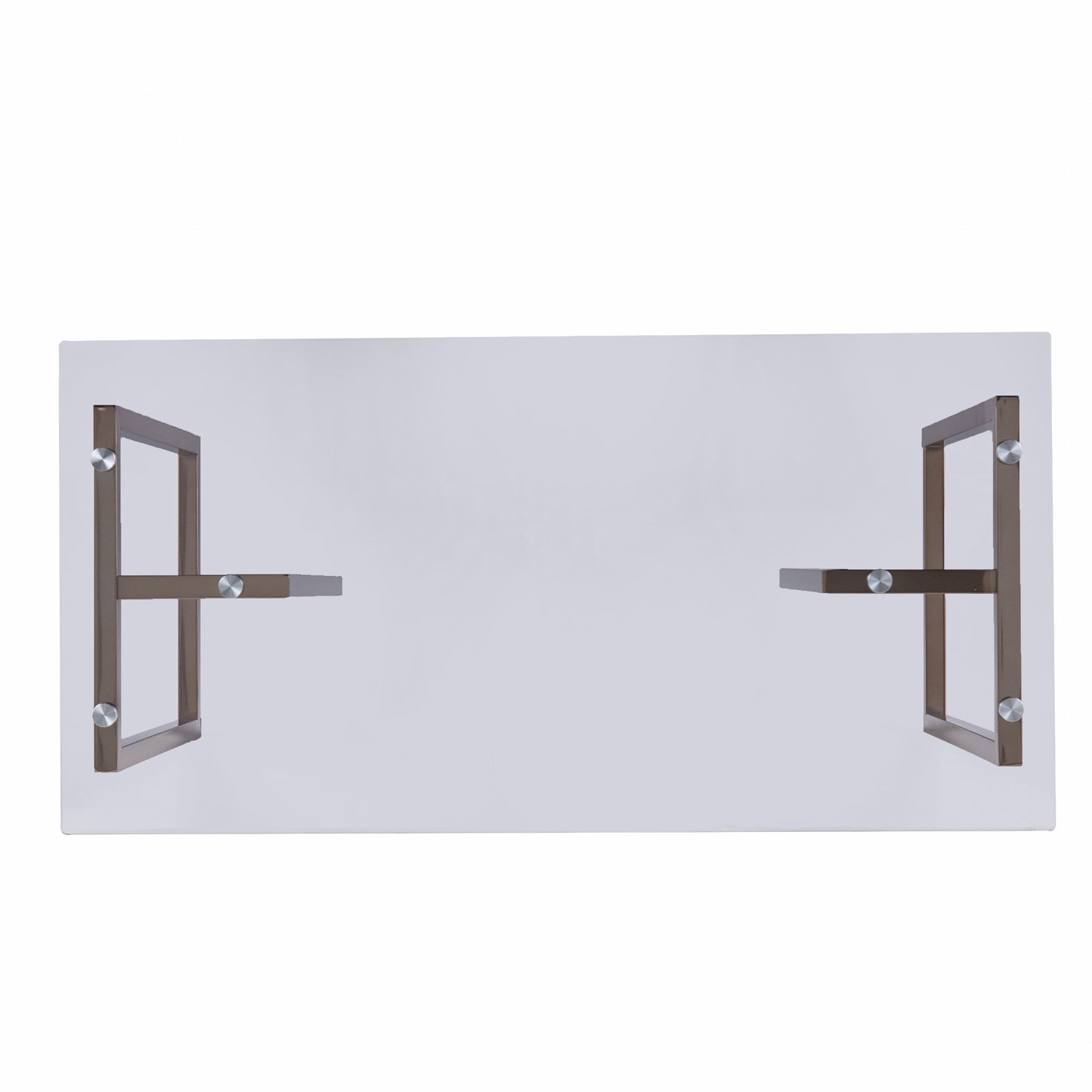 Modern Champagne Writing Desk By Homeroots | Desks | Modishstore - 9