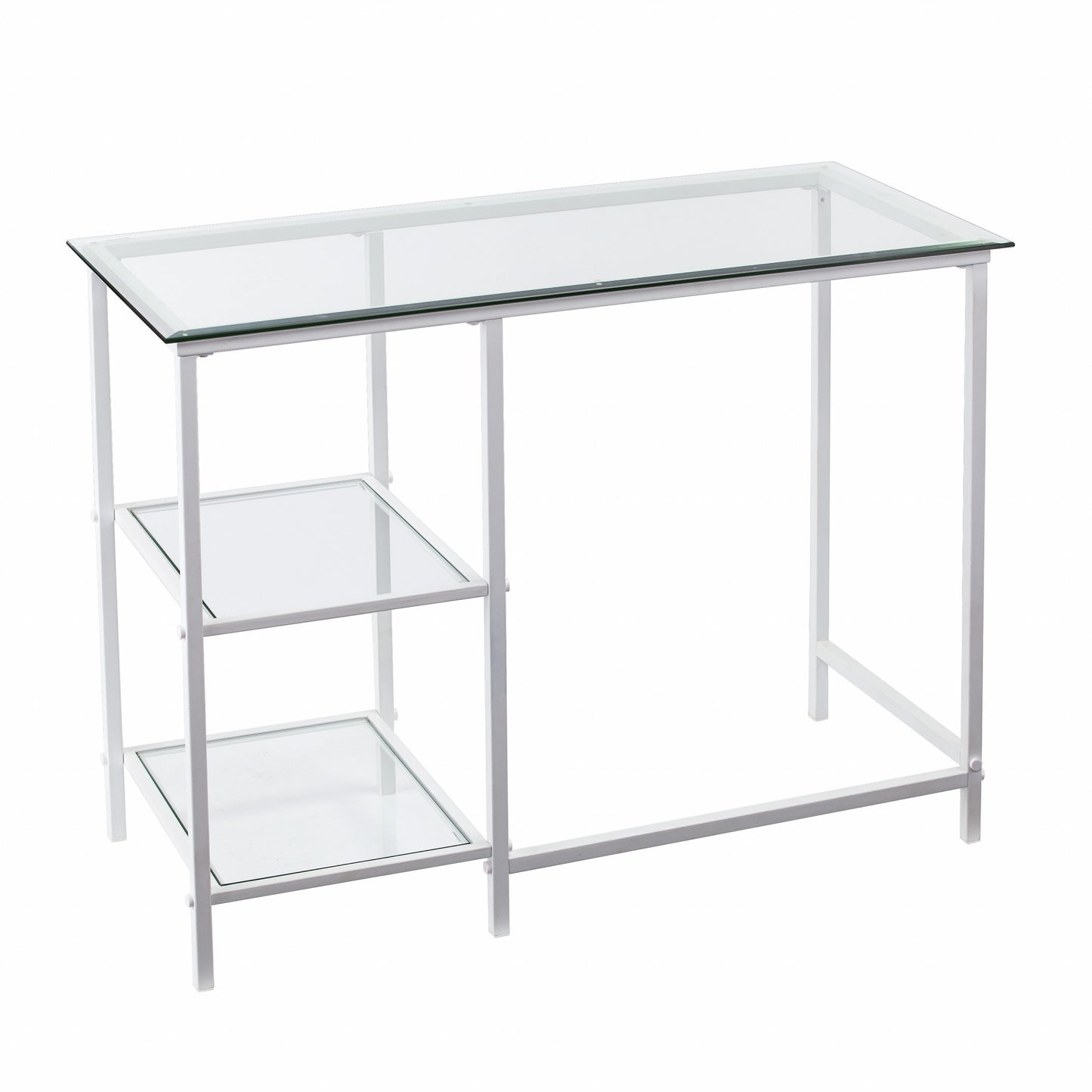 Metal and Glass Student Desk By Homeroots | Desks | Modishstore - 9