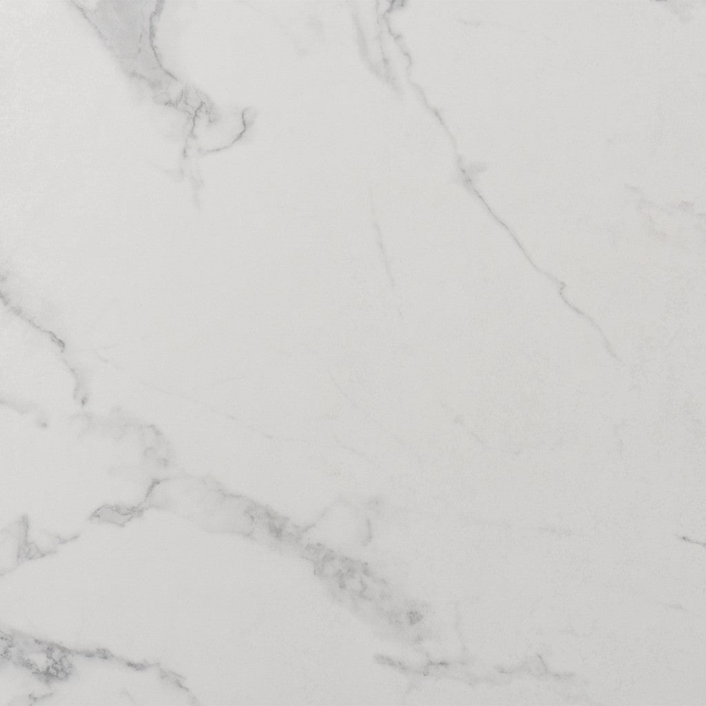 White Faux Marble Topped Desk By Homeroots | Desks | Modishstore - 9