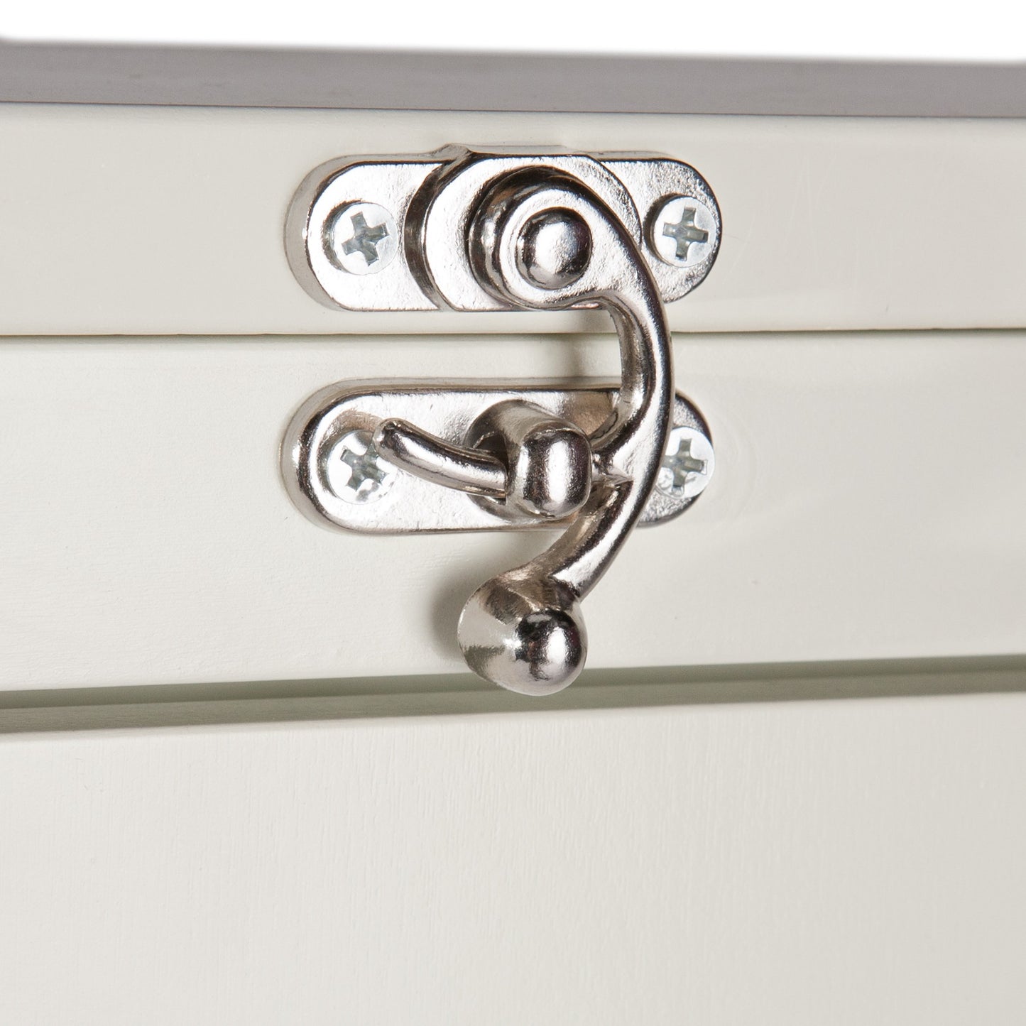 Antique White Fold Out Convertible Wall Mount Desk By Homeroots | Desks | Modishstore - 7