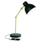 Matte Black and Gold Mod LED Adjustable Desk Lamp By Homeroots | Desk Lamps | Modishstore
