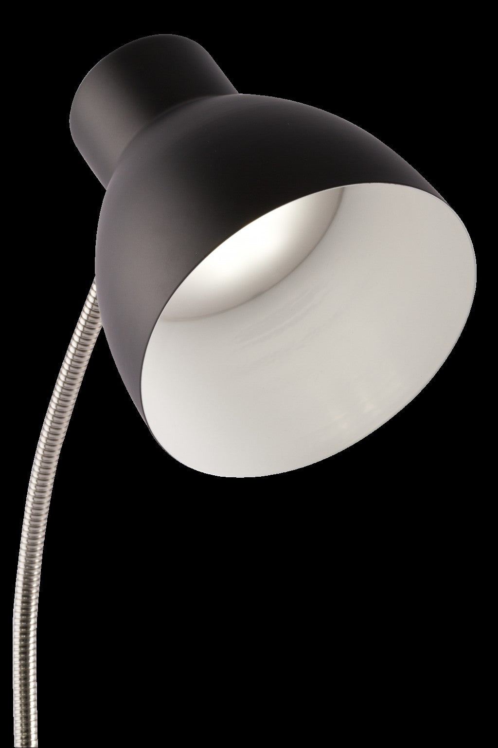 Black Matte and Silver LED Adjustable Desk Lamp By Homeroots | Desk Lamps | Modishstore - 3