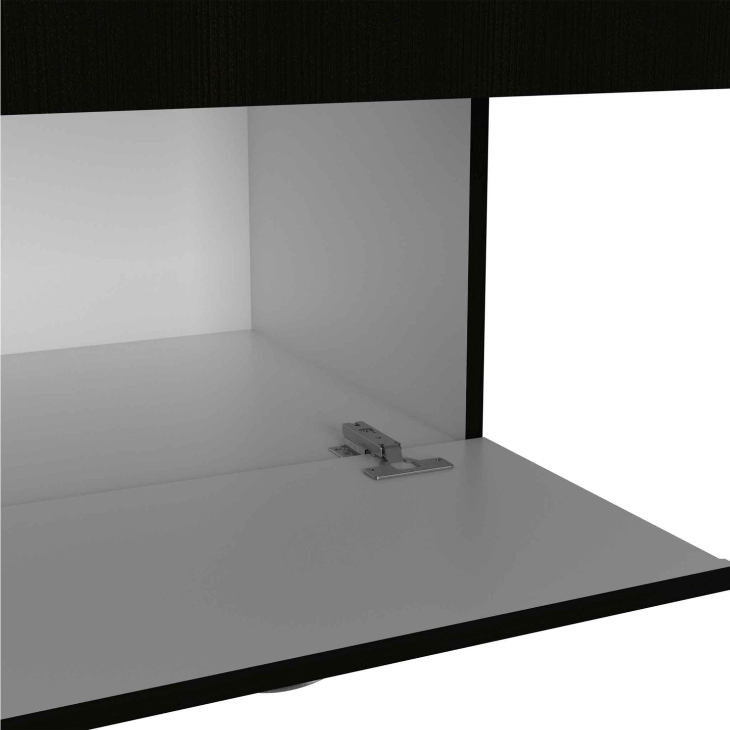 Black And White Three Door Armoire By Homeroots | Armoires & Wardrobes | Modishstore - 6