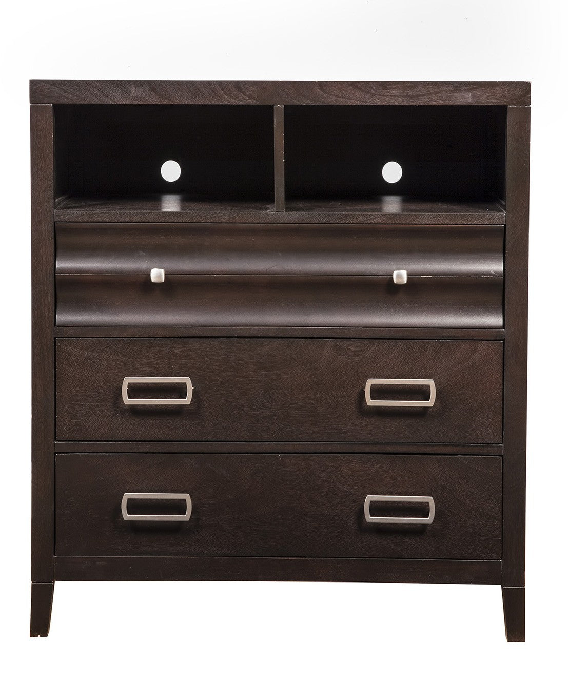 Contemporary Style Mahogany TV Console Cabinet By Homeroots | TV Stands | Modishstore