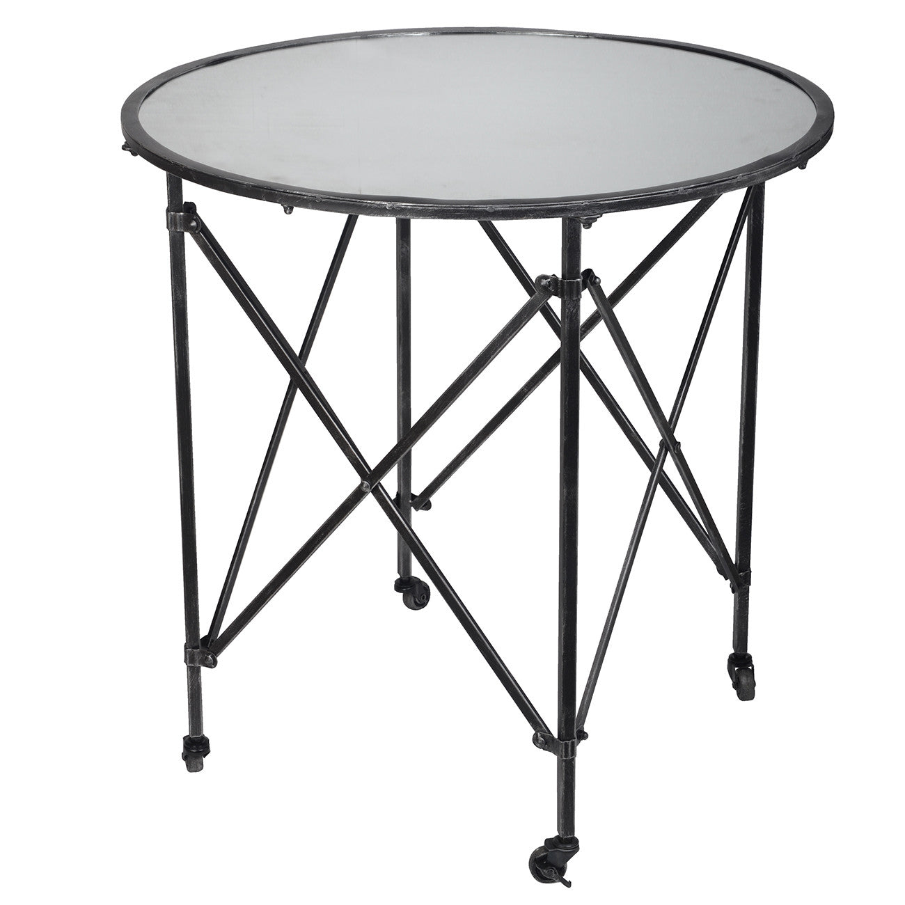 A&B Home Black Gilbert Side Table | Side Tables | Modishstore