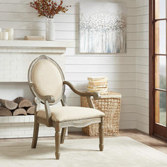 Brentwood Exposed Wood Arm Chair By Madison Park