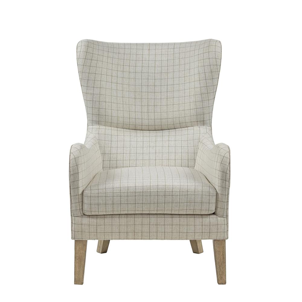 Arianna Swoop Wing Chair By Madison Park | Accent Chairs |  Modishstore  - 3