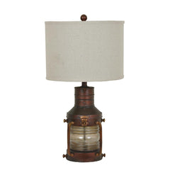 Crestview Collection Copper Lantern Table Lamp