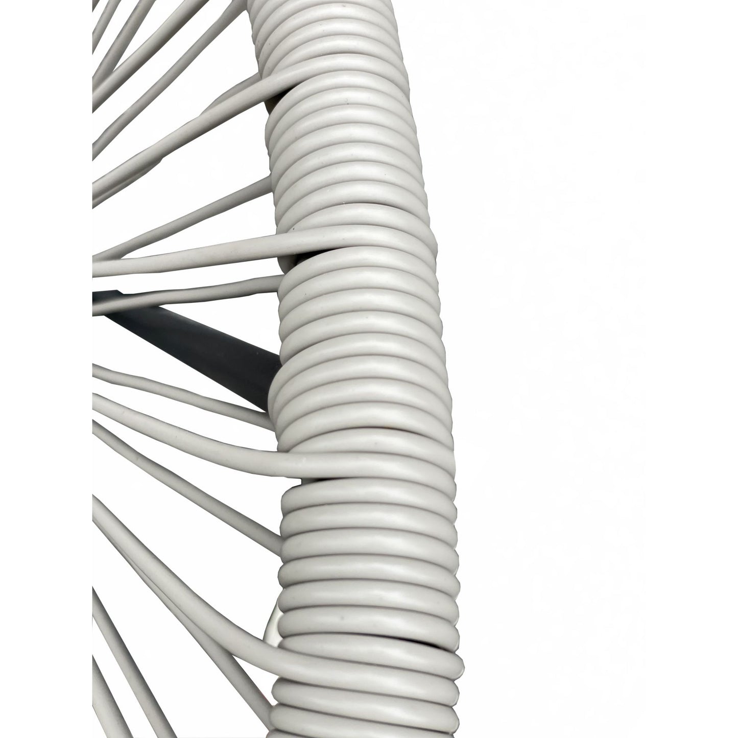 Gray Mod Indoor Outdoor String Chairs Set Of 2 By Homeroots | Outdoor Chairs | Modishstore - 2