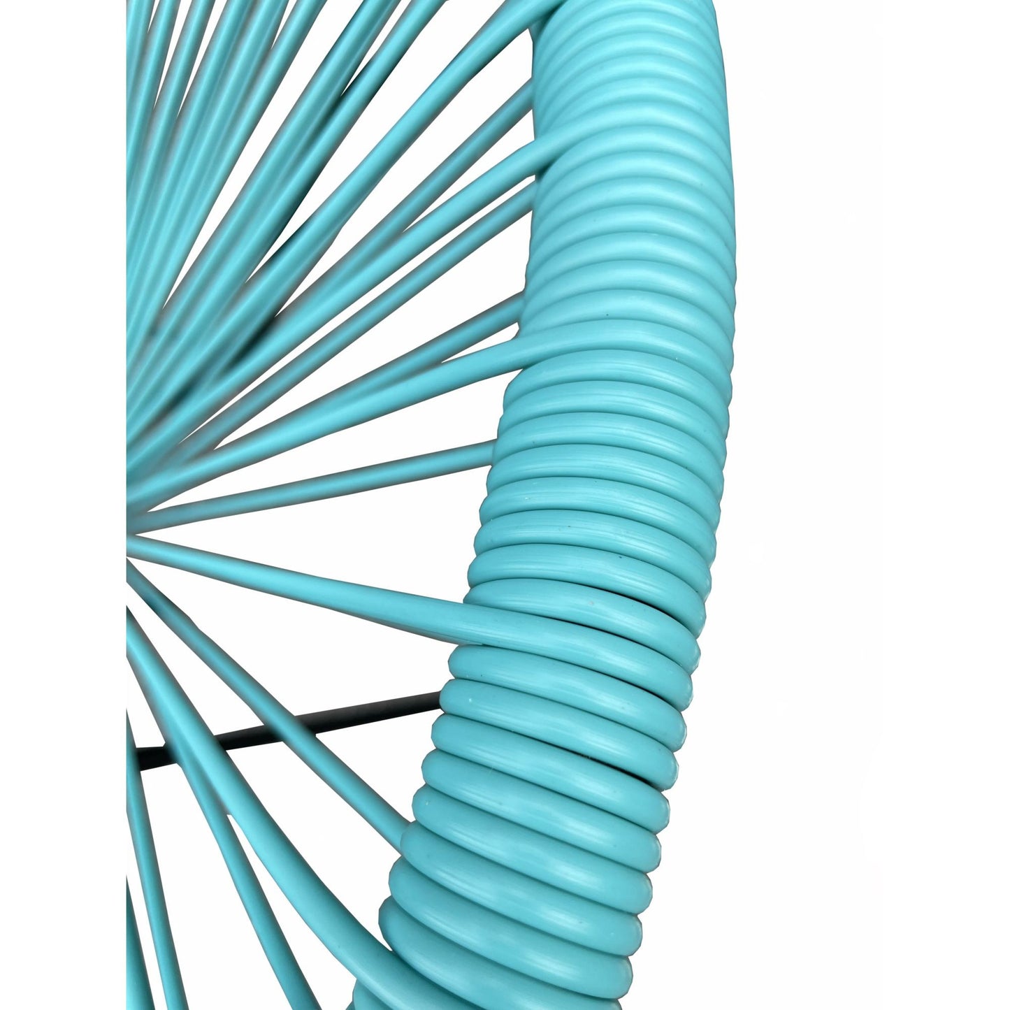 Teal Mod Indoor Outdoor String Chairs Set Of 2 By Homeroots | Outdoor Chairs | Modishstore - 3