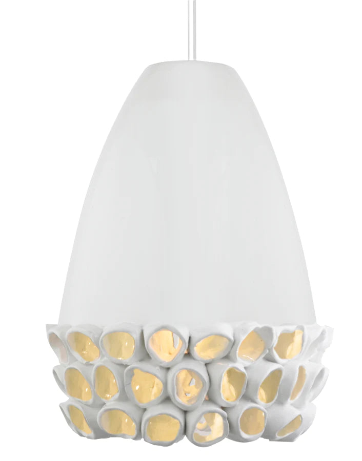 Oggetti Reef Susp, Conica, Wht | Pendant Lamps | Modishstore