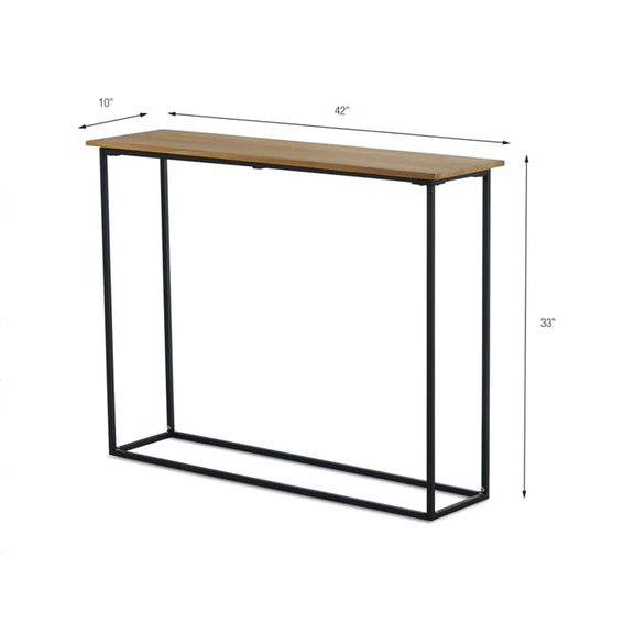Pietra™ Console Table (Teak) By Texture Designideas | Console Tables | Modishstore-2