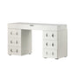 A&B Home White Dressing Table with Mobile Cabinet | Dressers | Modishstore - 7