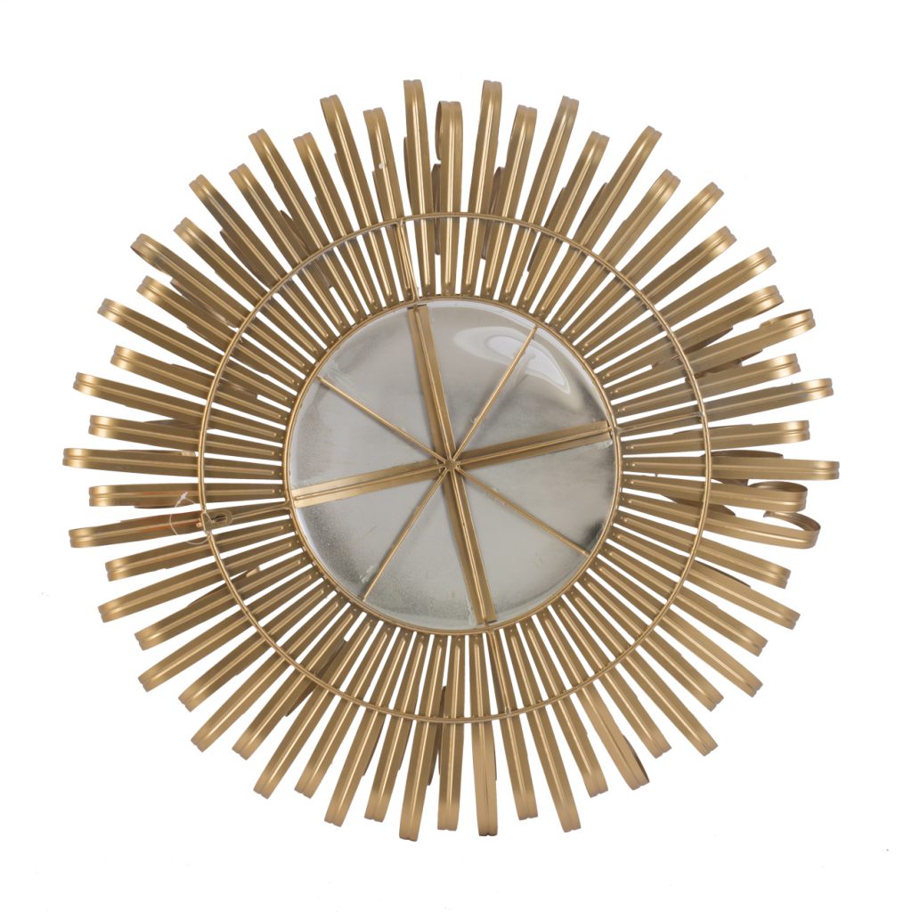 A&B Home Golden Finish Sunburst Wall Decor | Wall Decor | Modishstore - 6