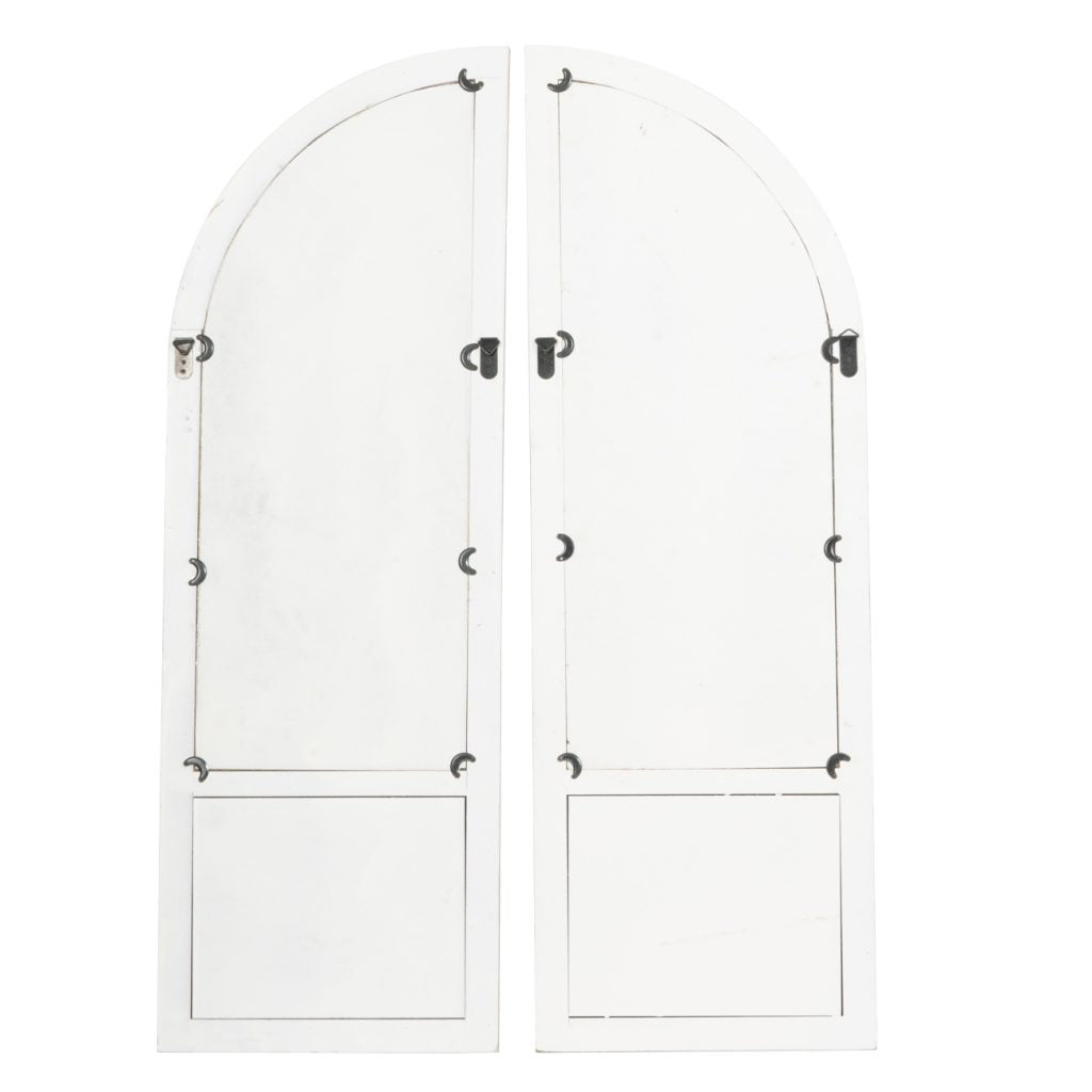 A&B Home Creamy Antique Mirror Set of 2 | Mirrors | Modishstore - 4