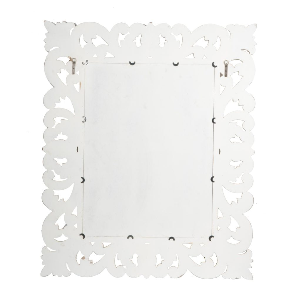 A&B Home Antique White Mirror | Mirrors | Modishstore - 4