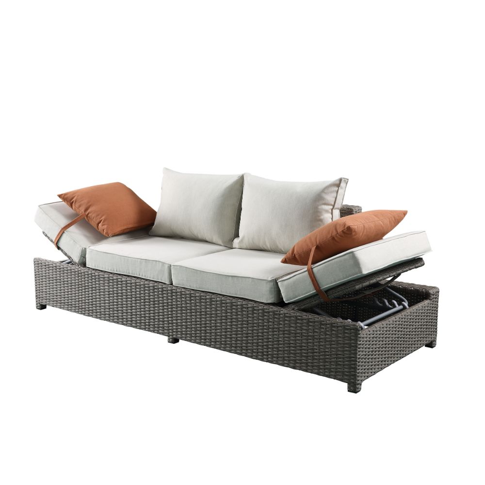 Salena Patio Sofa & Ottoman By Acme Furniture | Outdoor Sofas, Loveseats & Sectionals | Modishstore - 6