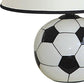 Soccer Shaped Table Lamp with White Shade By Homeroots | Table Lamps | Modishstore - 3