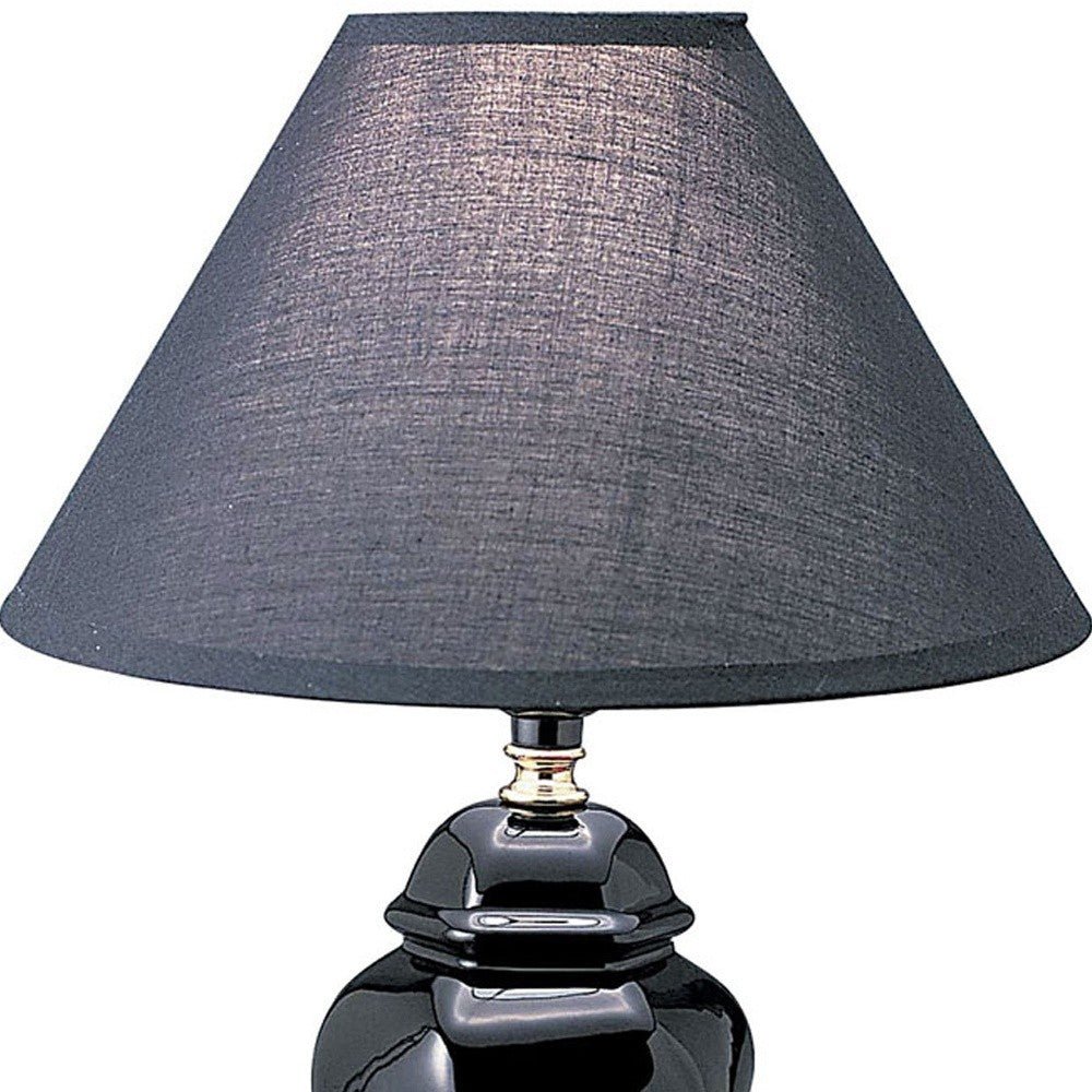 Black Urn Shaped Table Lamp | Table Lamps | Modishstore - 3