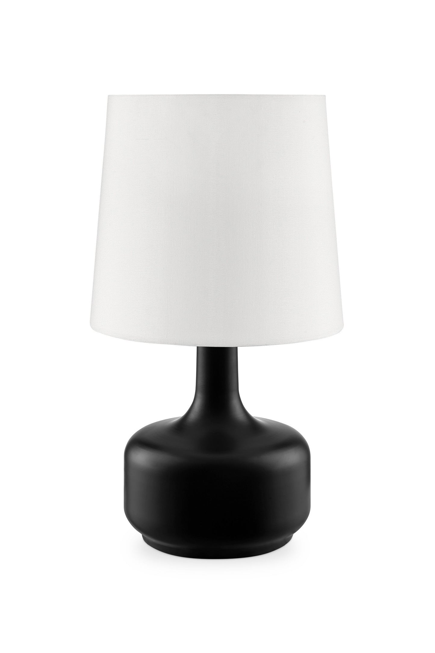 Modern Matte Black Table Lamp with Touch Switch By Homeroots | Table Lamps | Modishstore - 3