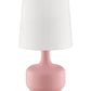 Modern Soft Pink Table Lamp with Touch Switch By Homeroots | Table Lamps | Modishstore