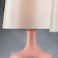 Modern Soft Pink Table Lamp with Touch Switch By Homeroots | Table Lamps | Modishstore - 2