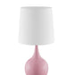 Minimalist Light Pink Table Lamp with Touch Switch By Homeroots | Table Lamps | Modishstore - 3