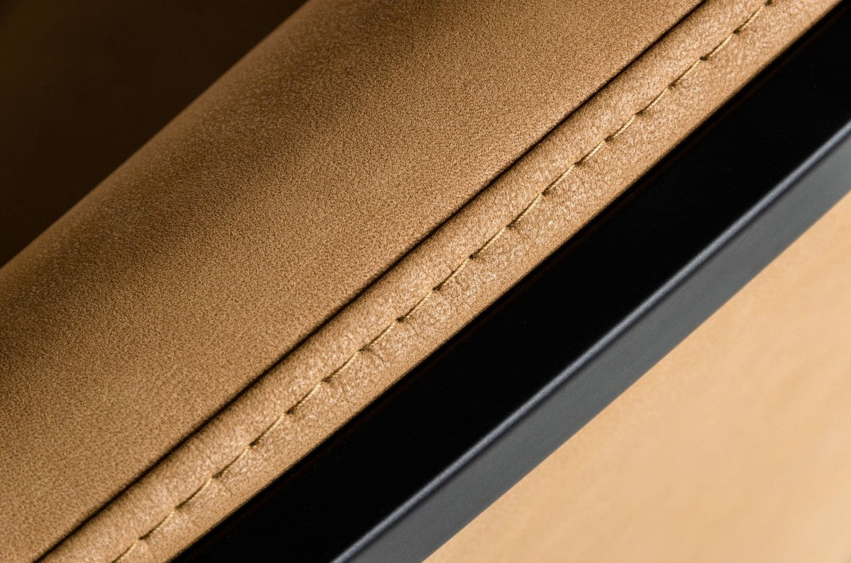 Tan Suede Dining Chair By Homeroots | Dining Chairs | Modishstore - 5