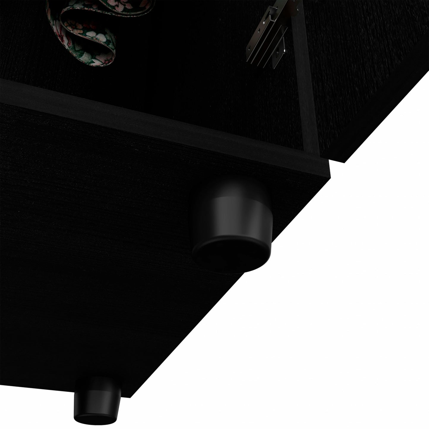 71" Black Tall Two Door Closet By Homeroots | Armoires & Wardrobes | Modishstore - 7