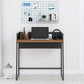 Contemporary Brown and Black Computer And Writing Desk By Homeroots | Desks | Modishstore - 2