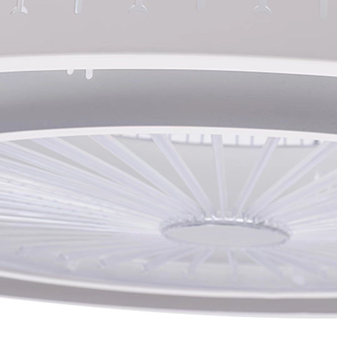 White Luxurious Ceiling Fan and Light By Homeroots | Ceiling Lamps | Modishstore - 8