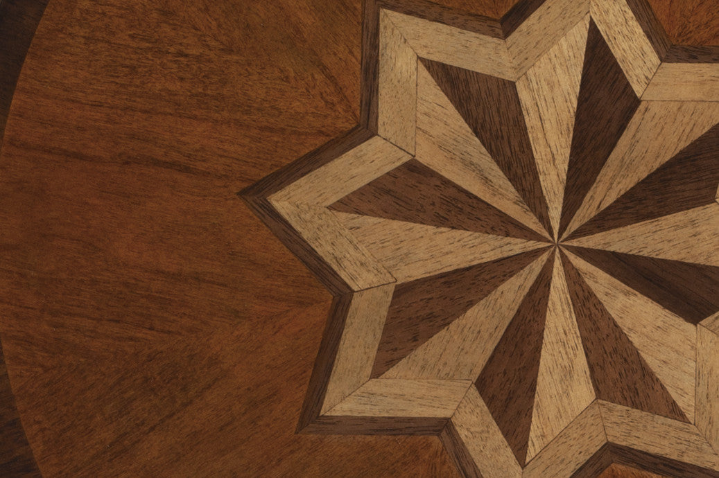 24" Brown And Olive Ash Manufactured Wood Round End Table With Shelf By Homeroots | End Tables | Modishstore - 7