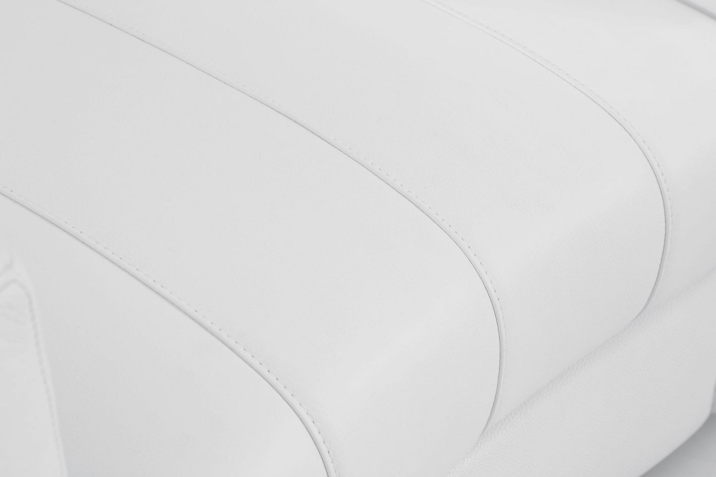 Terra Cotta Stripe Top Grade Italian Leather Chair By Homeroots | Accent Chairs | Modishstore - 19