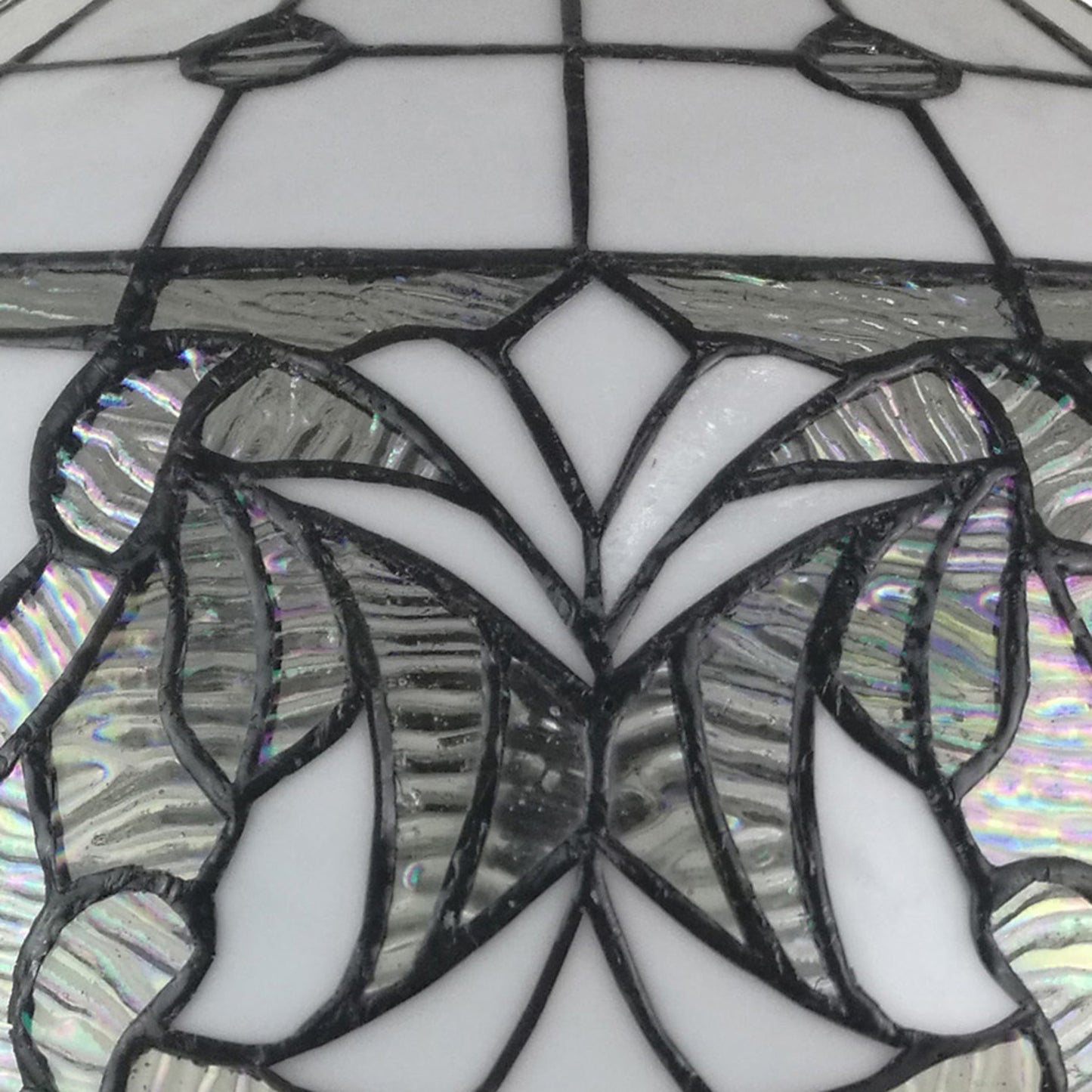 23" Stained Glass Two Light Vintage Antique Table Lamp By Homeroots | Table Lamps | Modishstore - 6