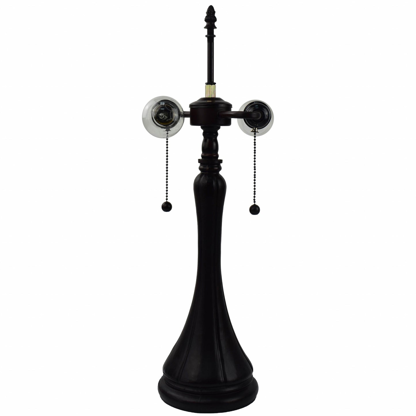 21" Stained Glass Two Light Floral Drum Table Lamp By Homeroots | Table Lamps | Modishstore - 5